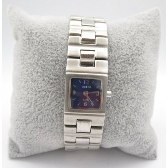 Women Ologi Quartz WR Analog 17mm Tank Watch (H875) "New Battery" - Picture 1 of 10